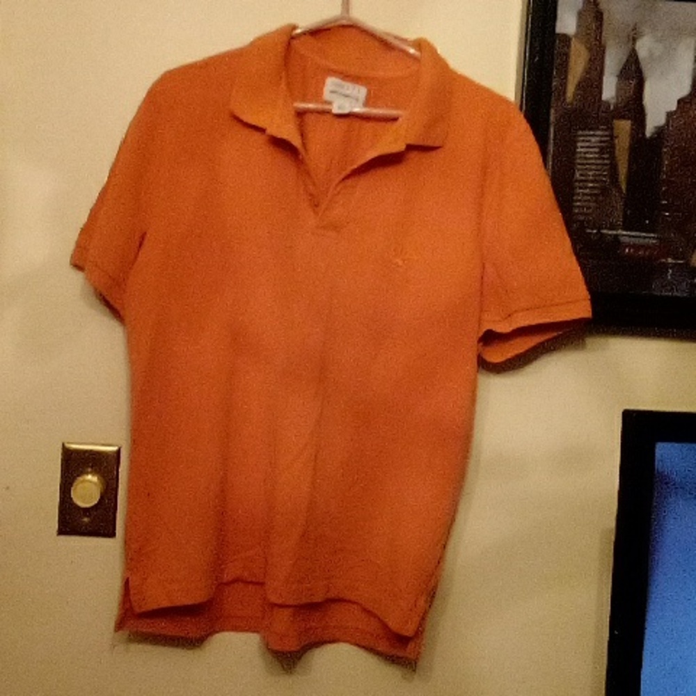 Men's roots 73 athletics three button up v neck collar shirt